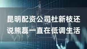 昆明配资公司杜新枝还说熊磊一直在低调生活